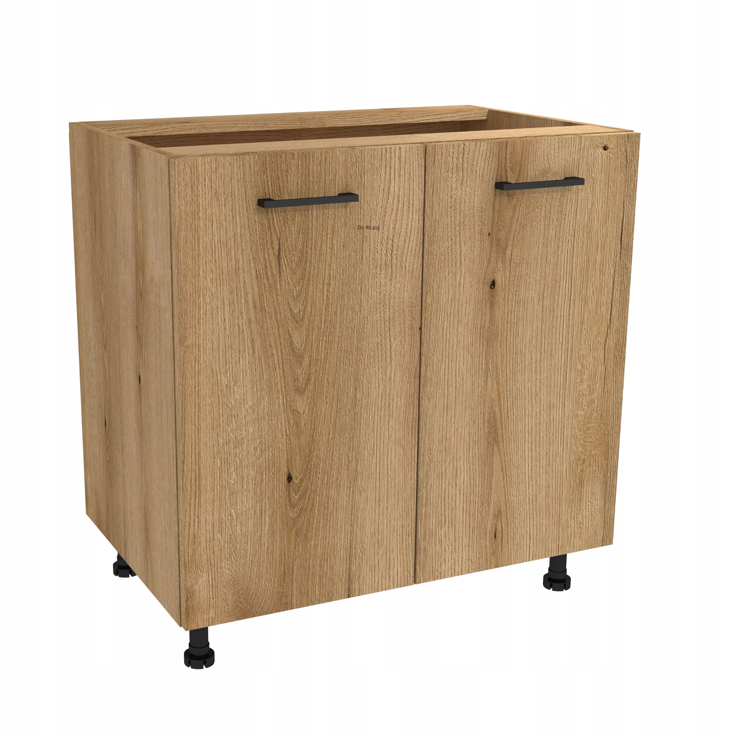 Dolní kuchyňská skříňka 80 Capri korpus Dub Evoke přední Dub Evoke