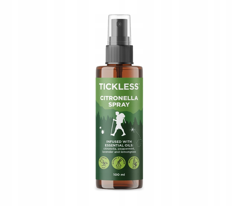 Spray na kleszcze i komary Tickless Citronella 100 ml