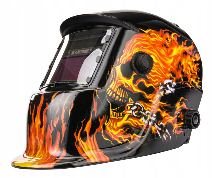 MASKA PRZYŁBICA SPAWALNICZA SAMOŚCIEMNIAJĄCA AUTOMATYCZNA LCD PŁYNNA REGULA Marka Powermat