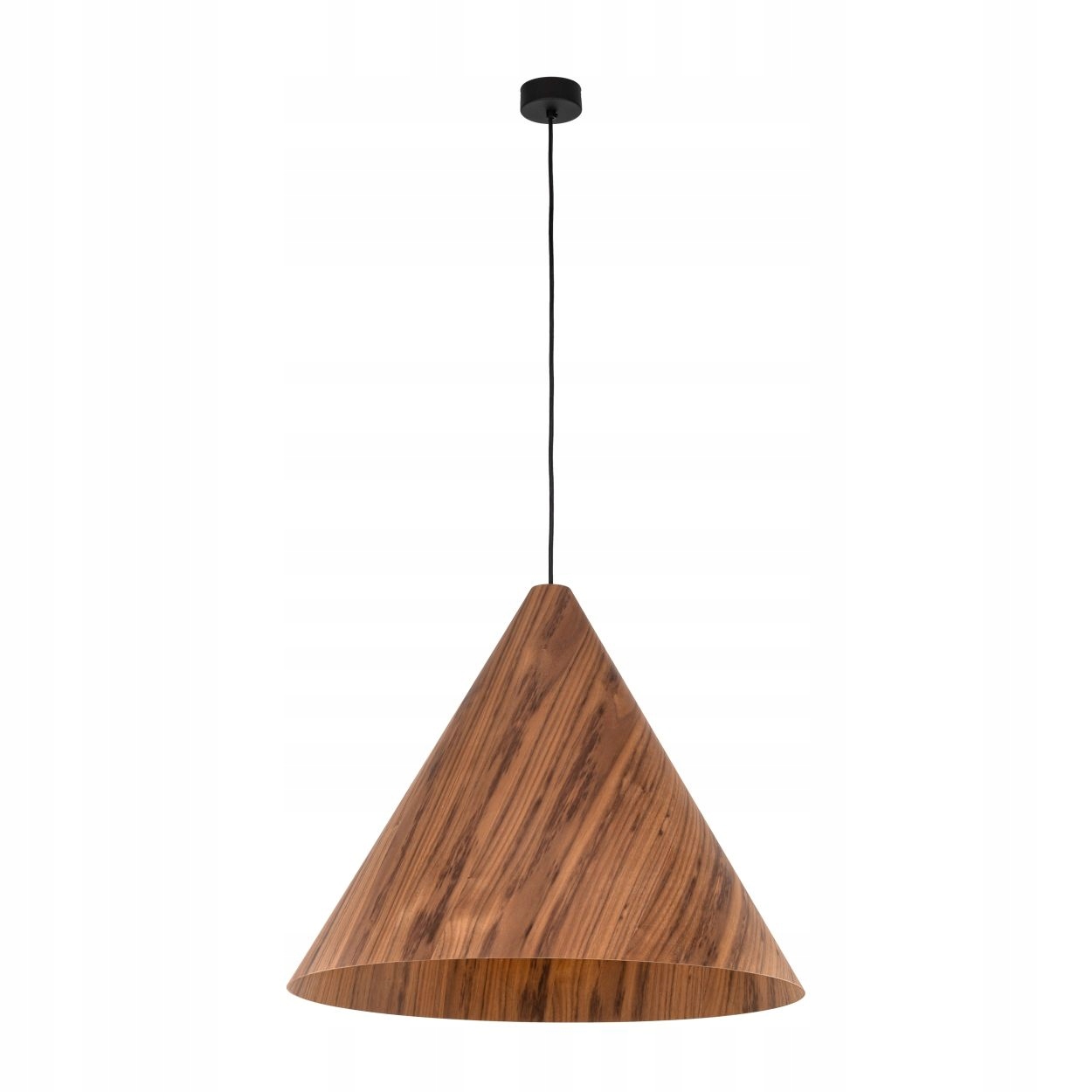 Závesná lampa Solis Wood tmavý dub 1xE27 Drevená Obývacia Dekoračná IP20
