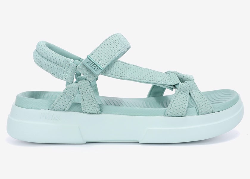 Walk In Pitas Sandály Sandalia Claire Verde 36 na suchý zip, zelené