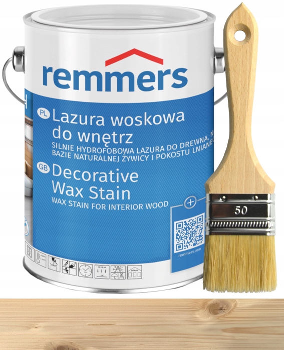 

Remmers Lazura woskowa do wnętrz 2,5L Bezbarwny