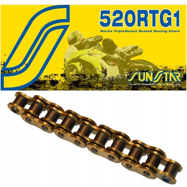 Sunstar reťaz Zlatá 525RTG1-118G-1100ccm Tg-ring
