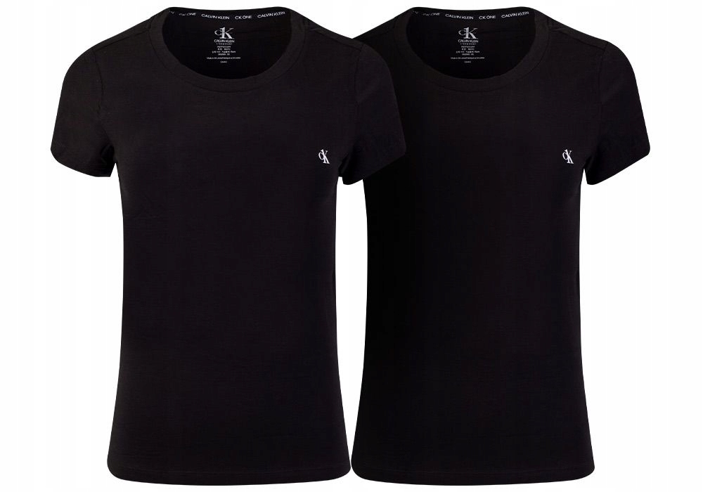 

Calvin Klein T-shirt Koszulka Damska 2P Black r. S