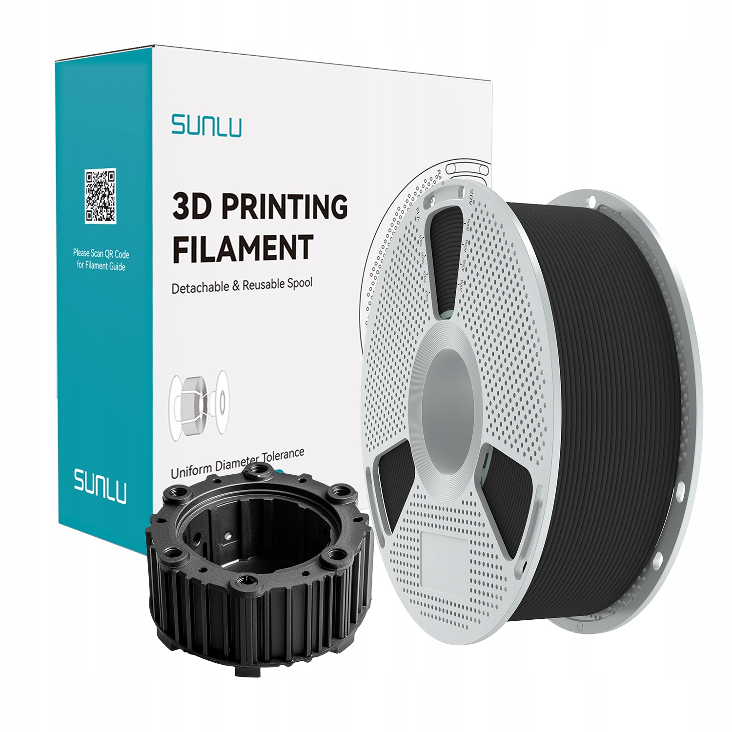 Filament Sunlu PA12-CF Nylon Czarny Black 1KG