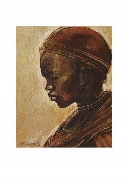 

Afrykanka - reprodukcja 50x70 cm