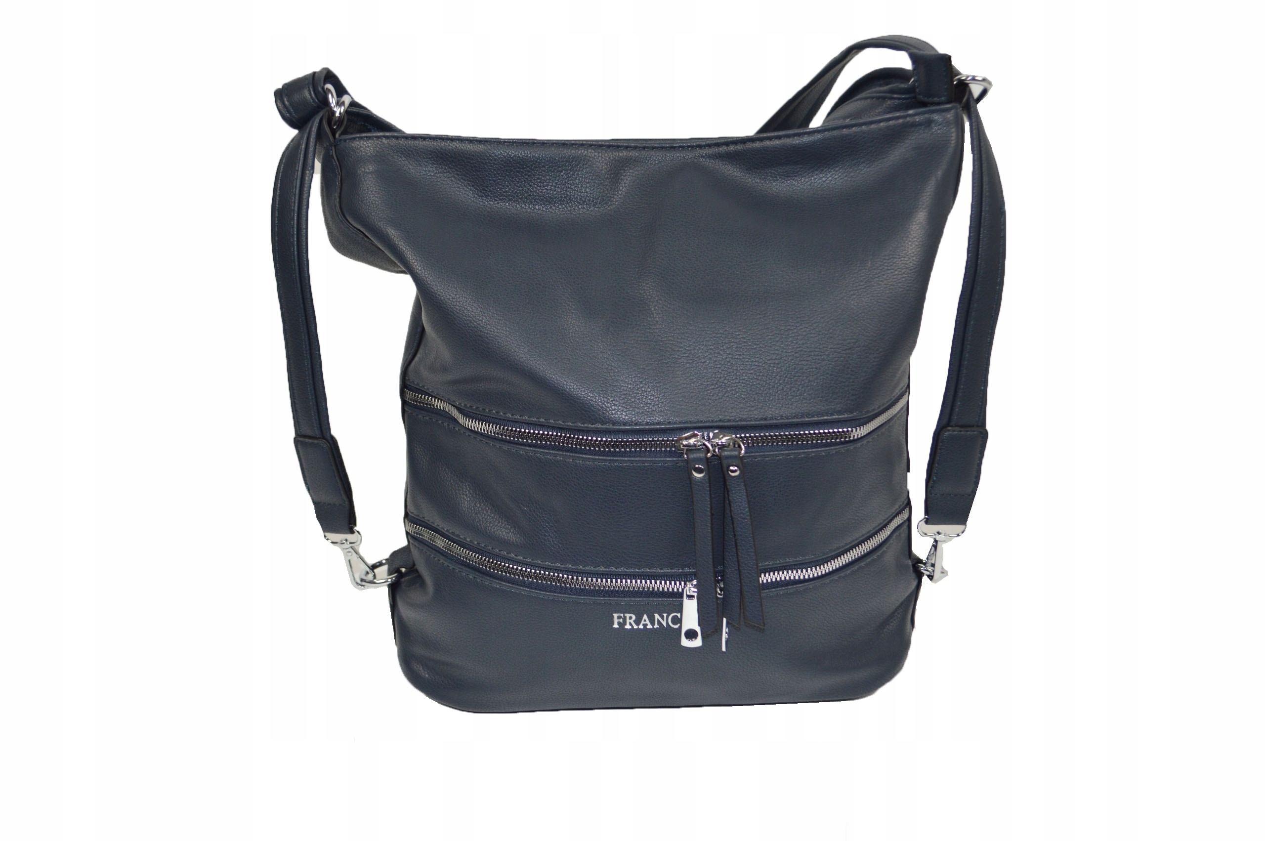 DUŻA POJEMNA TOREBKA DAMSKA LISTONOSZKA WOREK TORBO-PLECAK