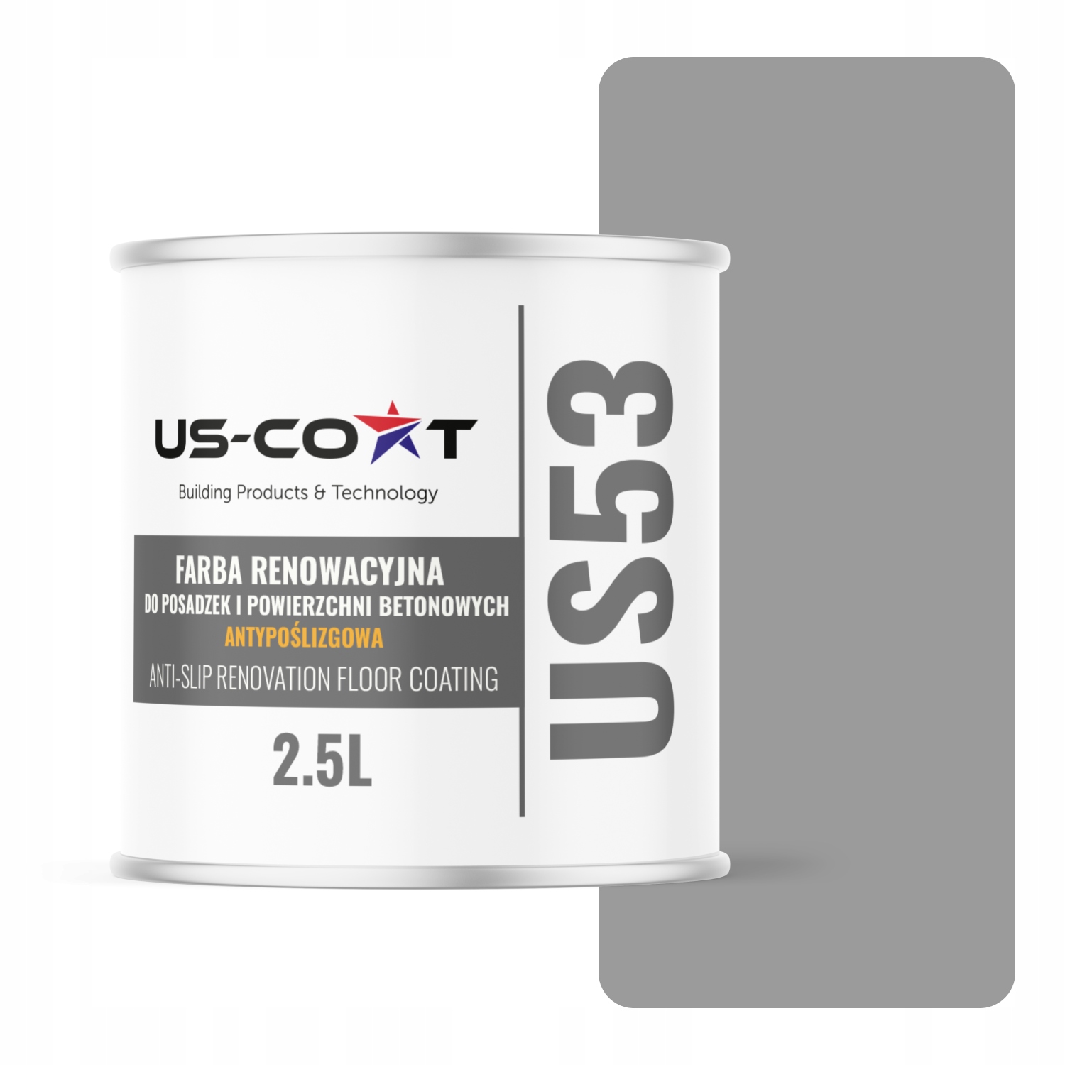 Barva Na Podlahy Protiskluzová Šedá Signální Ral 7004 2,5L