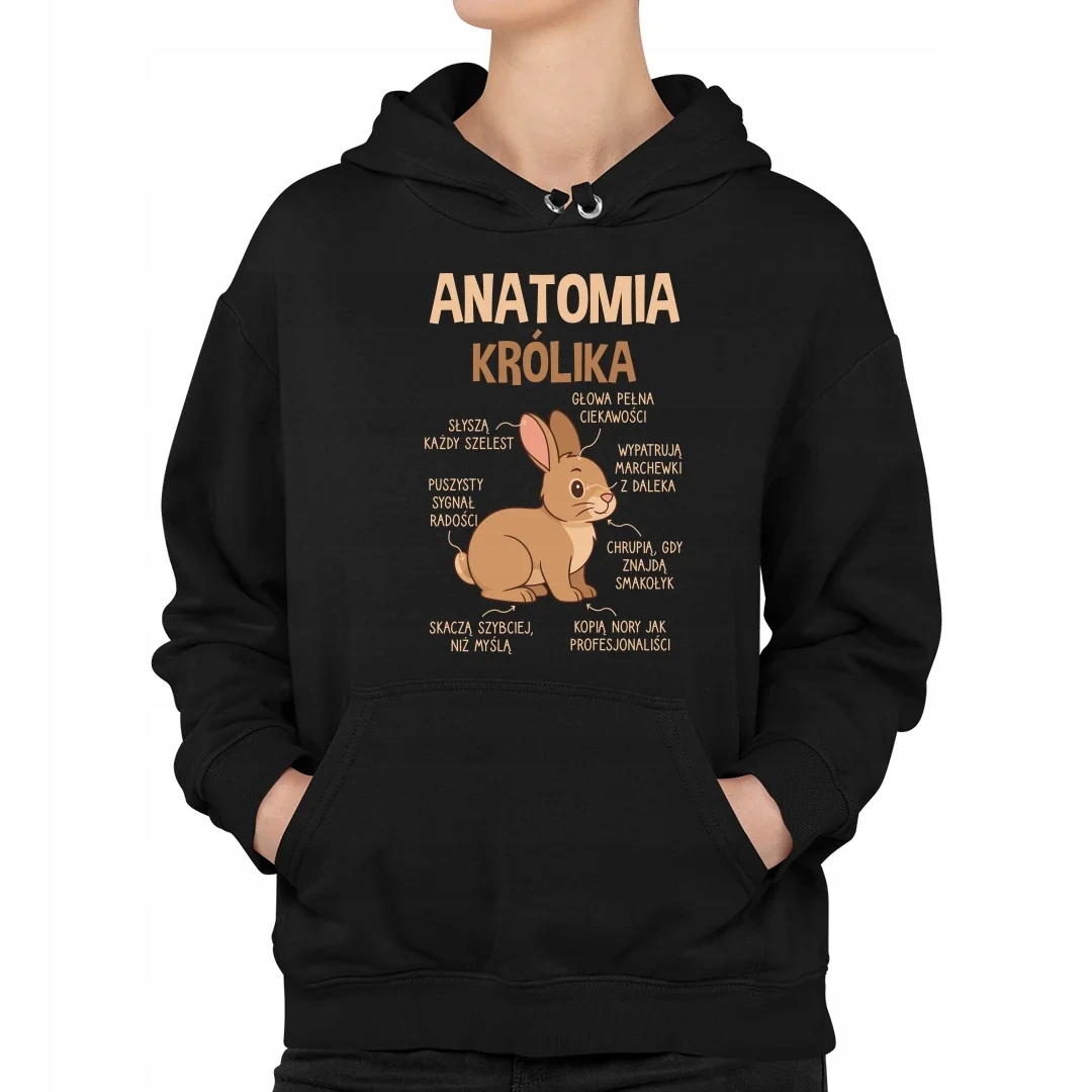 Dámská mikina Rabbit Anatomy Dárek Mikina majitele králíka