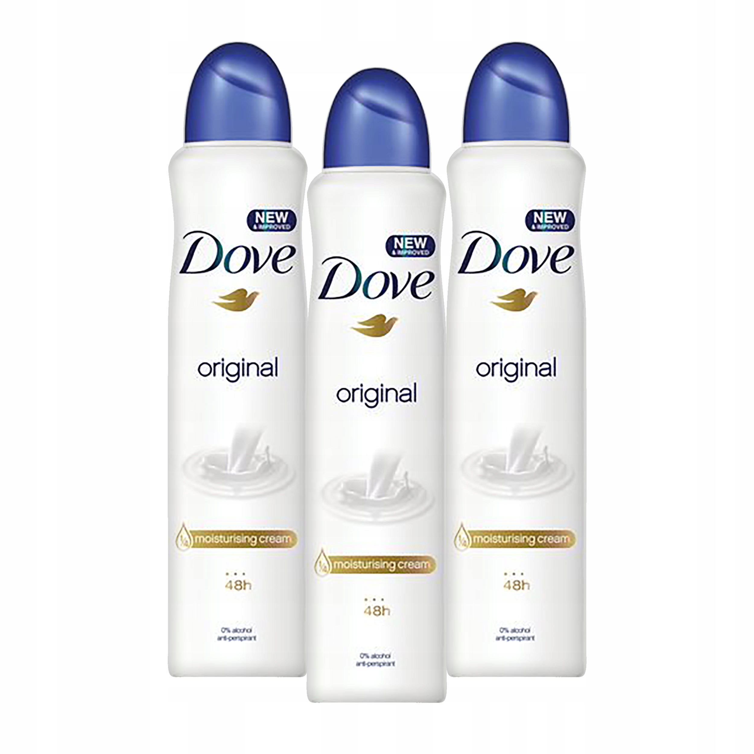 

Dove Original Antyperspirant spray 3 x 250 ml