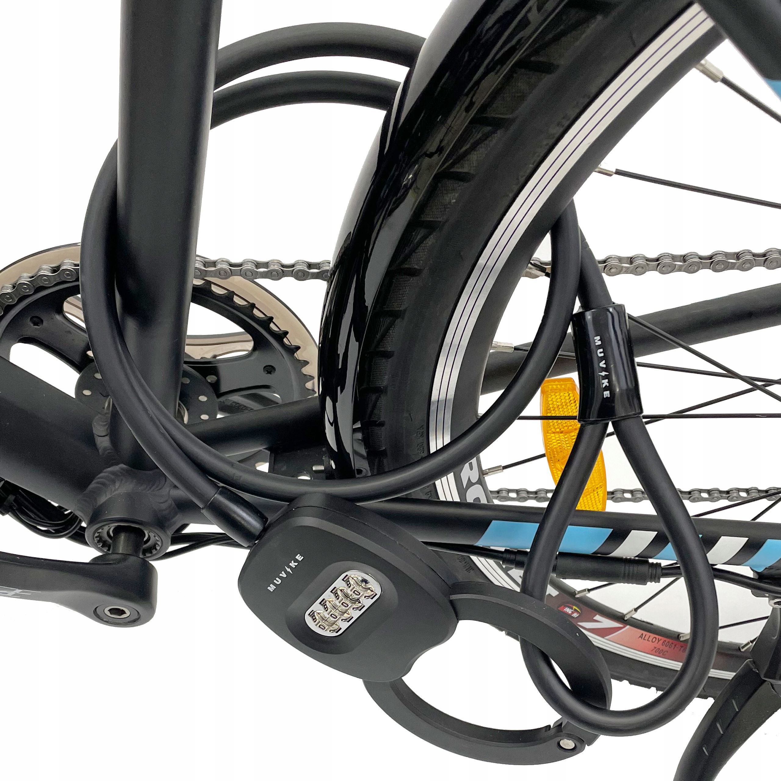 ZAPIĘCIE ROWEROWE KAJDANKOWE Z LINKĄ ZAPIĘCIE DO ROWERU HULAJNOGI MUVIKE Waga produktu z opakowaniem jednostkowym 1 kg