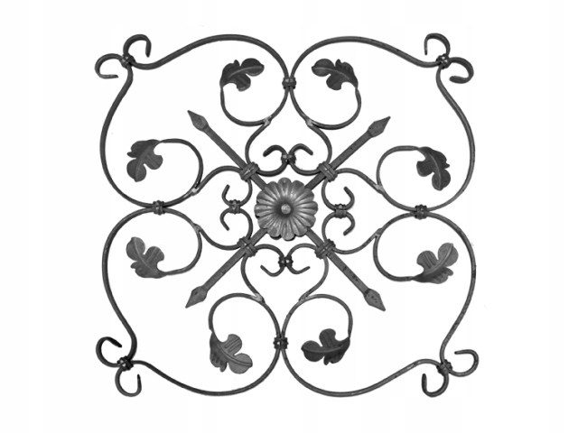 Rozeta h600, b600, 12x6 mm