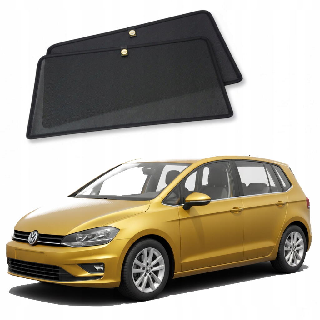 Záclony určené pro sluneční clony Volkswagen Golf Sportsvan