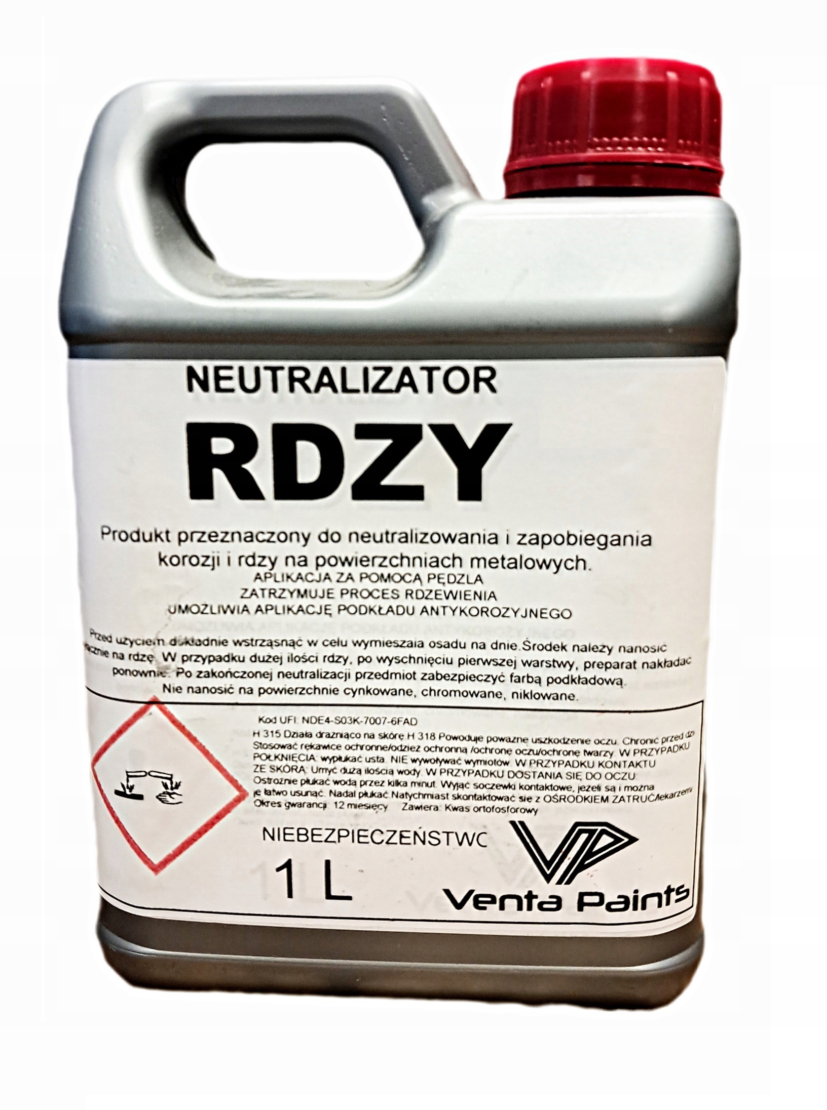 Neutralizator Rdzy Odrdzewiacz 1l