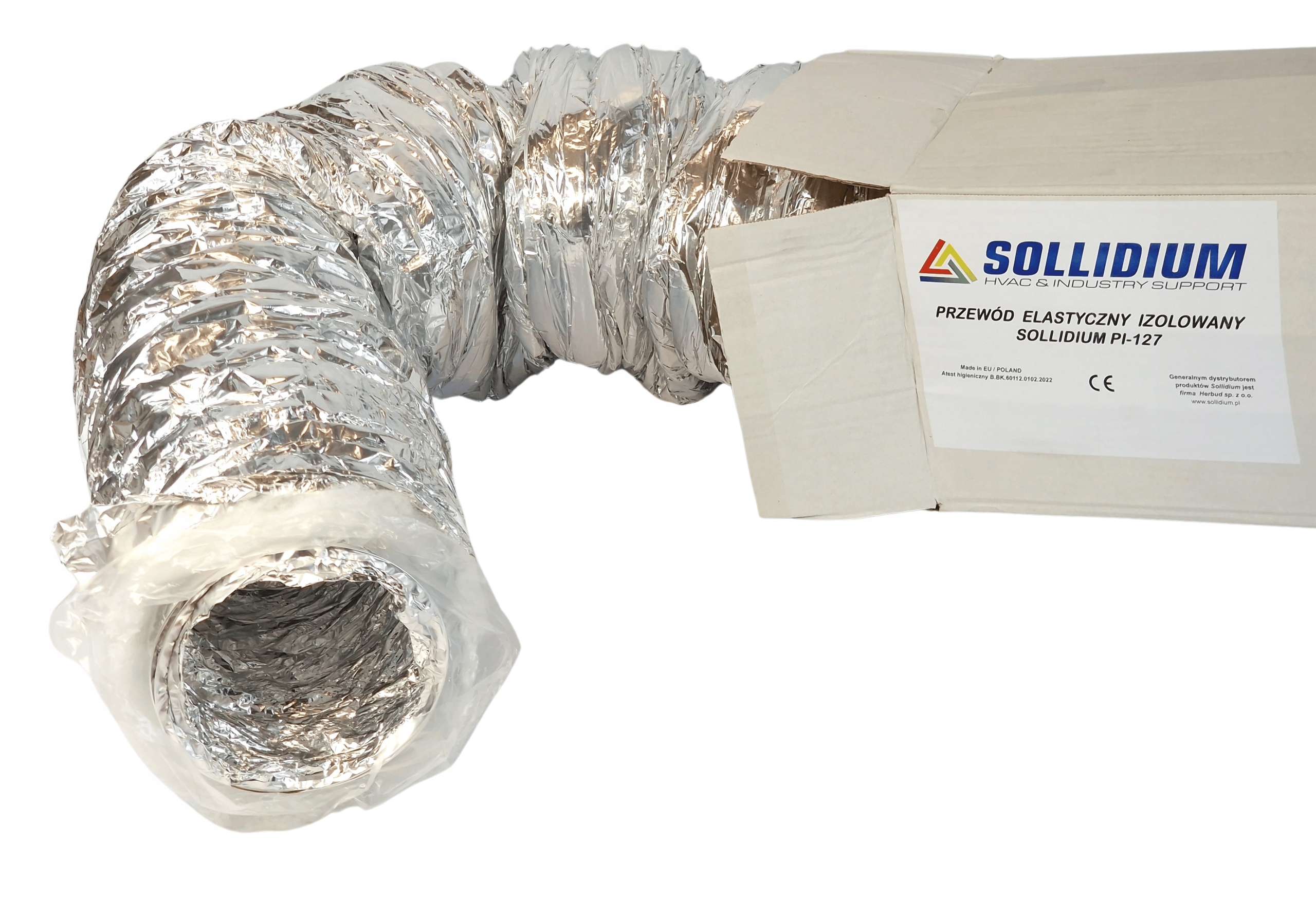 Pružný izolovaný kabel Sollidium Fi 200 pro ventilaci a klimatizaci