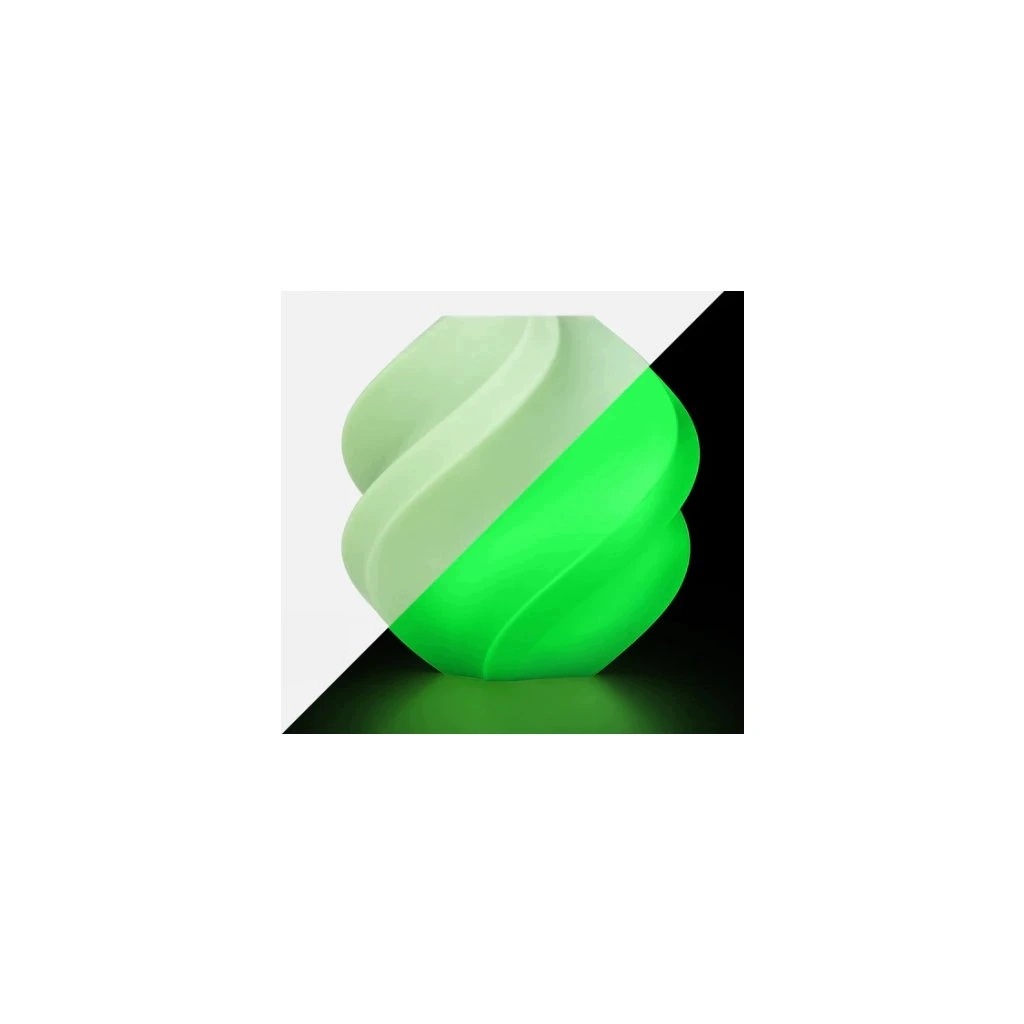 Bambu Lab Pla Glow Zelená 1.75mm 1kg