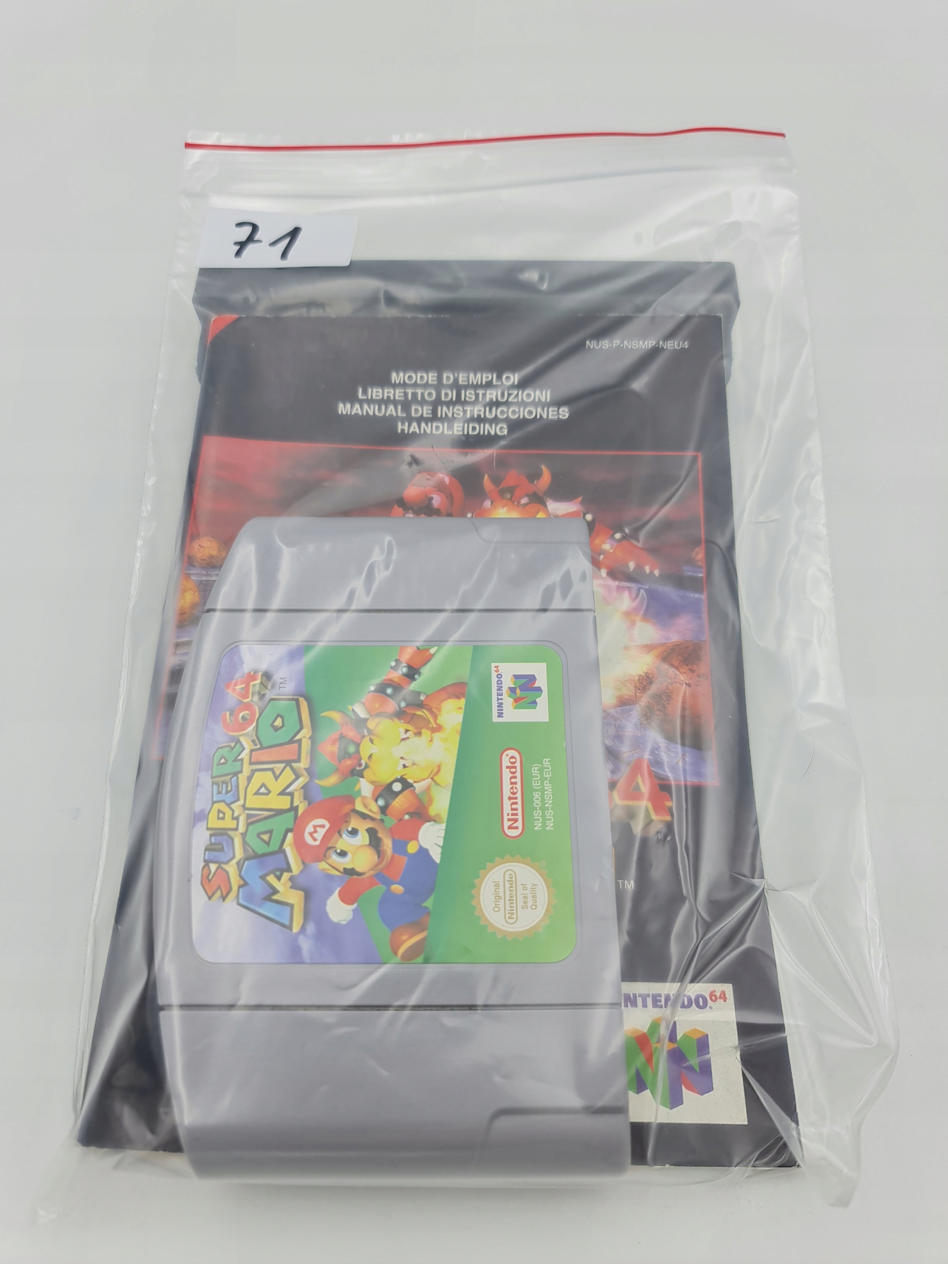 NINTENDO 64 SUPER MARIO 64 + KSIĄŻECZKA ORYGINAŁ Platforma Nintendo 64