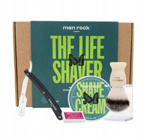 Men Rock Ultimate Shaving Gift Set Sicilská limetka, dárková sada na holení