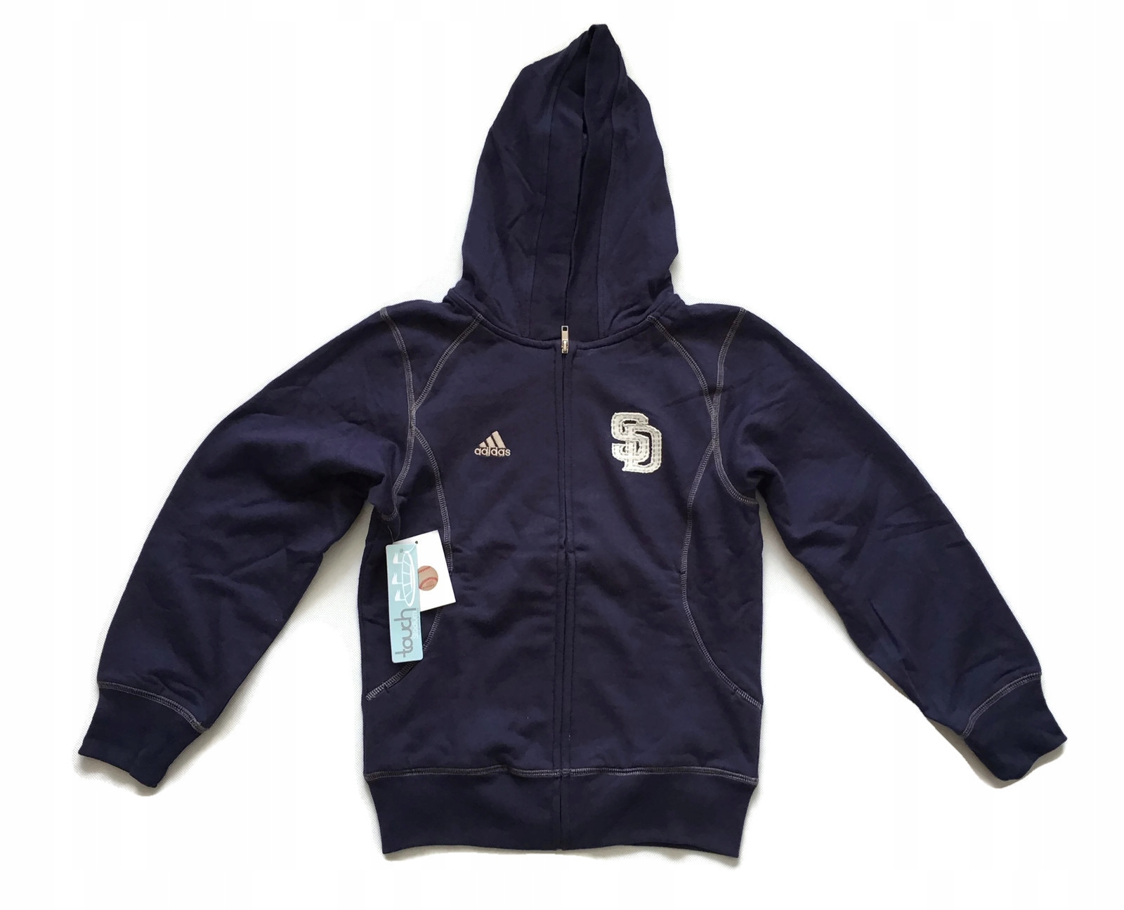 Mikina s kapucí Baseball Adidas San Diego Padres Xs