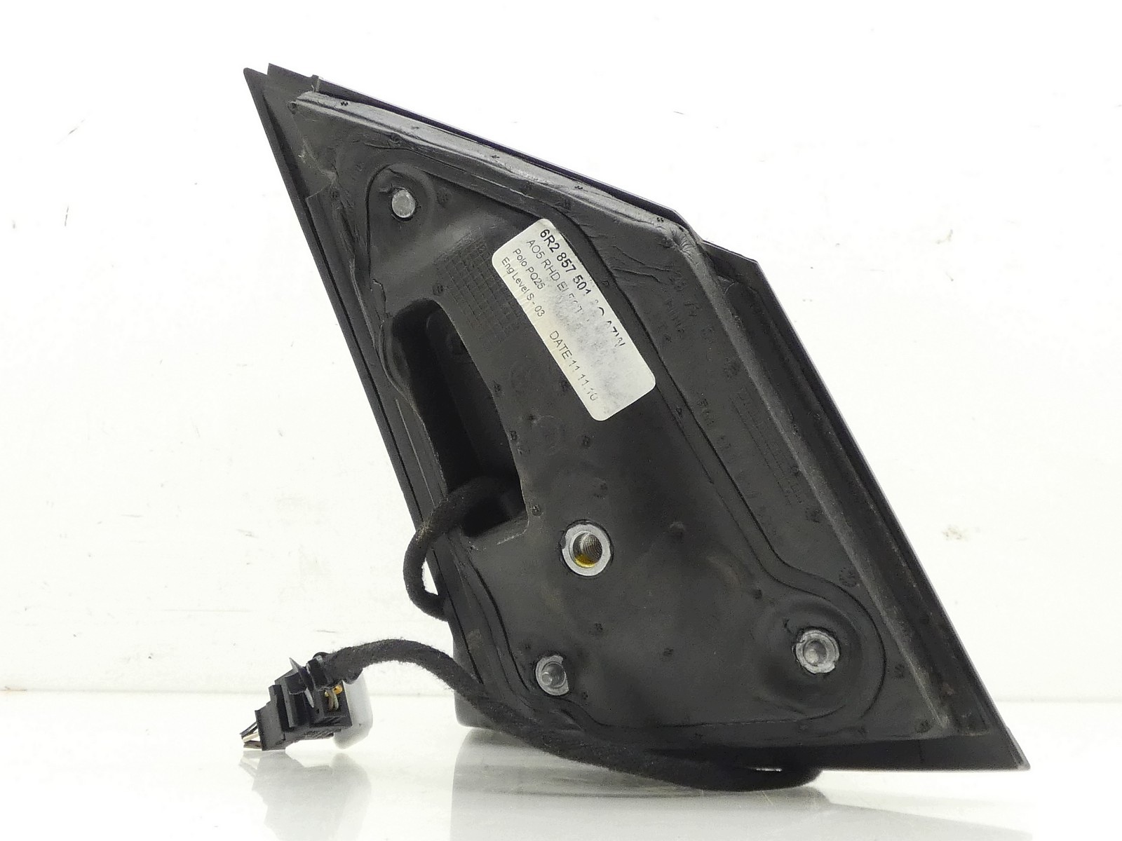mirror exterior left VW POLO V 6R 6C LA7W 6 PIN