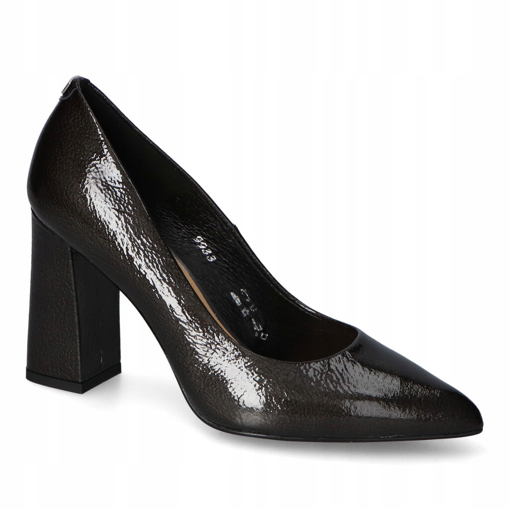 Boty Sala 9933/1964 Tmavě šedý lak 36