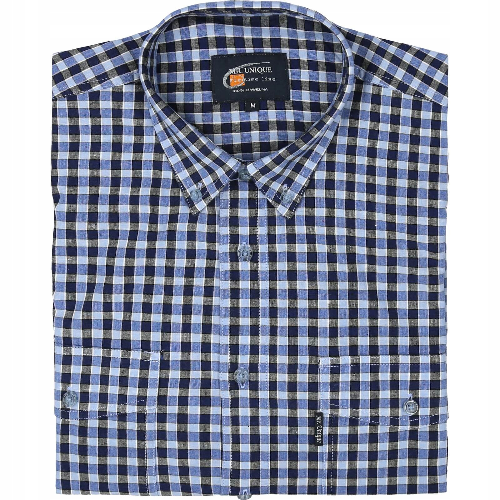 

szeroka koszula meska Unique bawełna XL_klatka_126