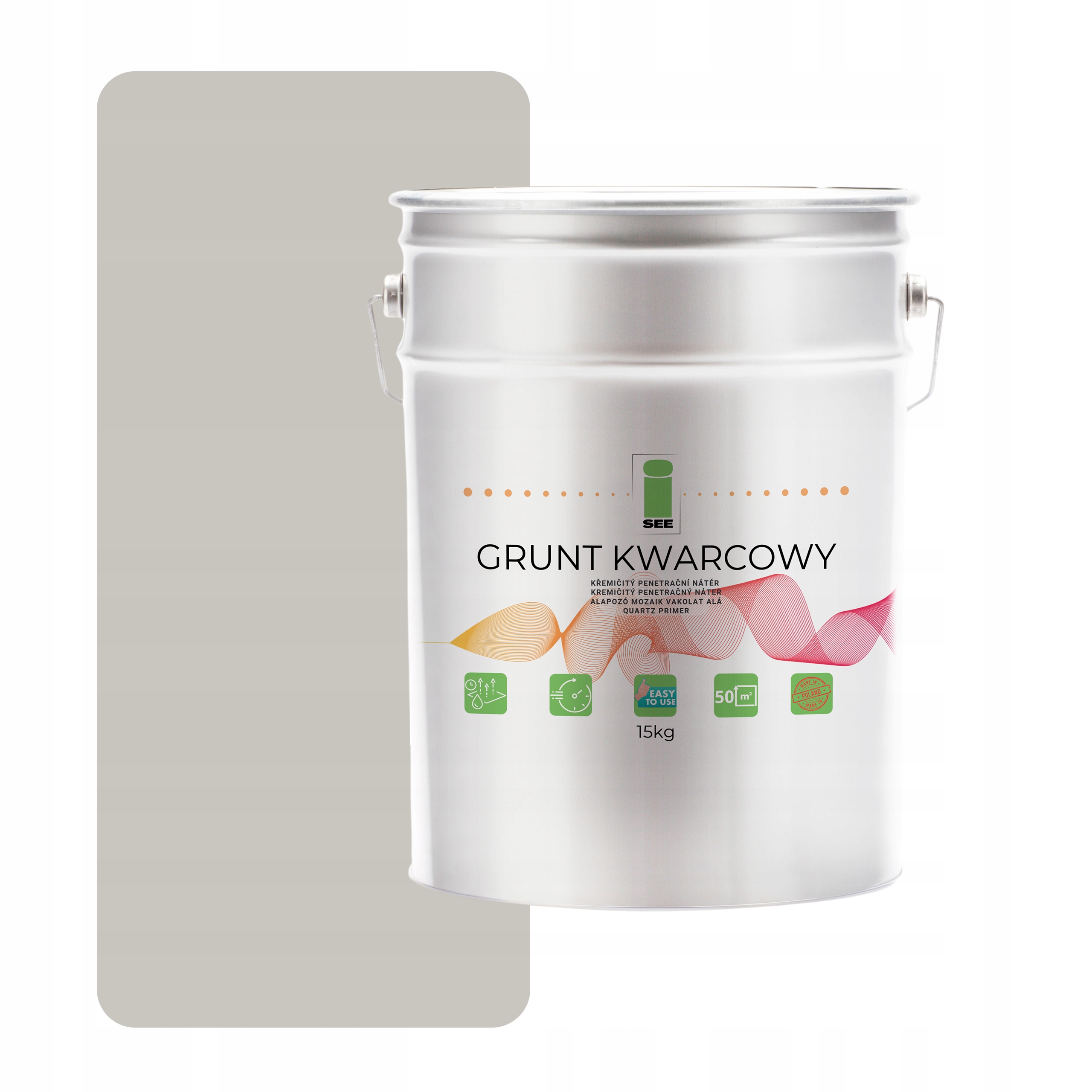 Křemenný Podklad Pod Silikonovou Omítku 15 kg Šedý Teplý F292