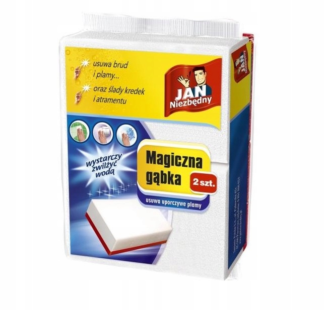 

Magiczna Gąbka Jan Niezbędny A'2 Na Trudne Plamy
