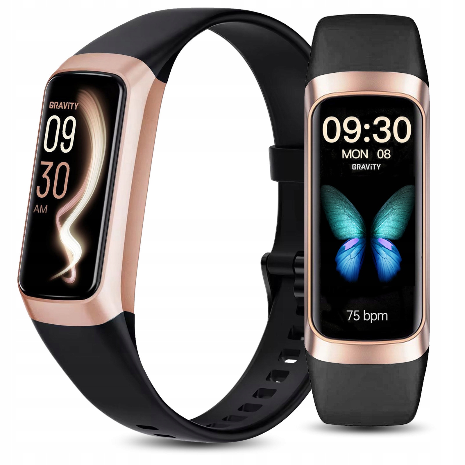 Dámské hodinky Smartband Gravity Amoled Sms Kroky Puls Teploměr