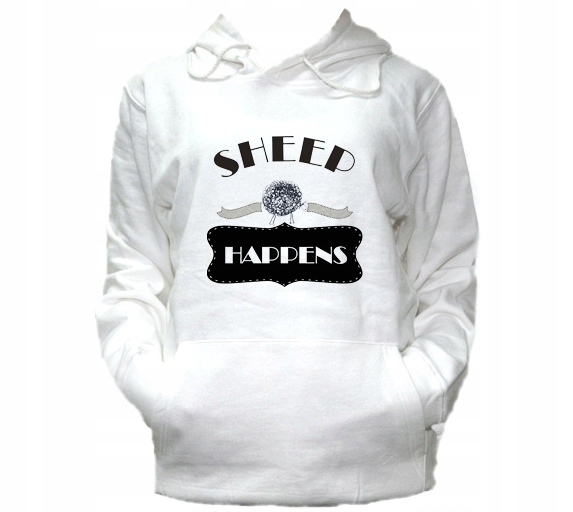 

XXL Bluza Kaptur Damska Owca Owce Sheep Happens