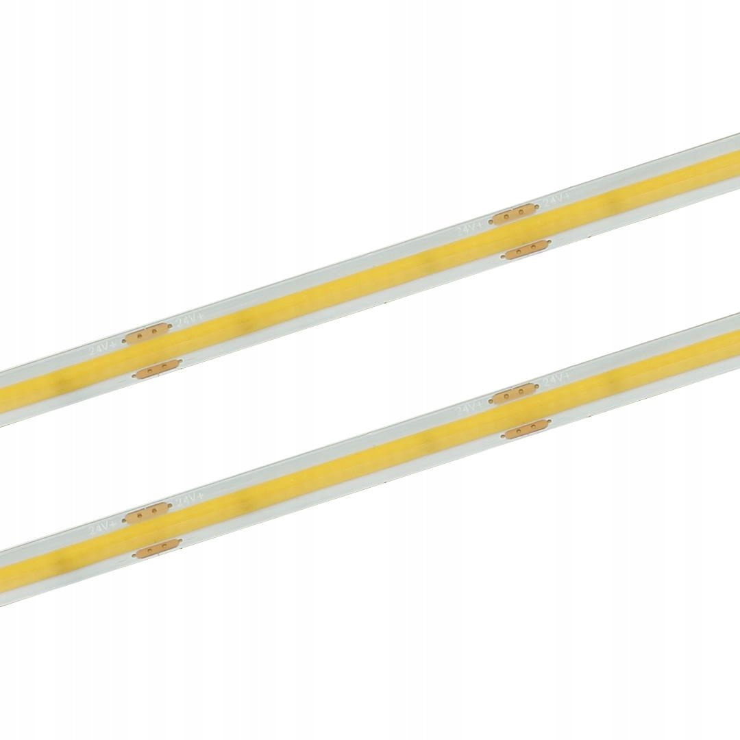 Taśma Led Cob 24V IP67 11W 480 Led CRI90 Zimna 20m