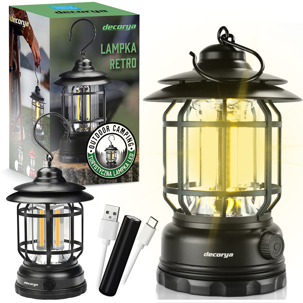 

Latarenka Lampion Latarnia Led Z Uchwytem+bateria