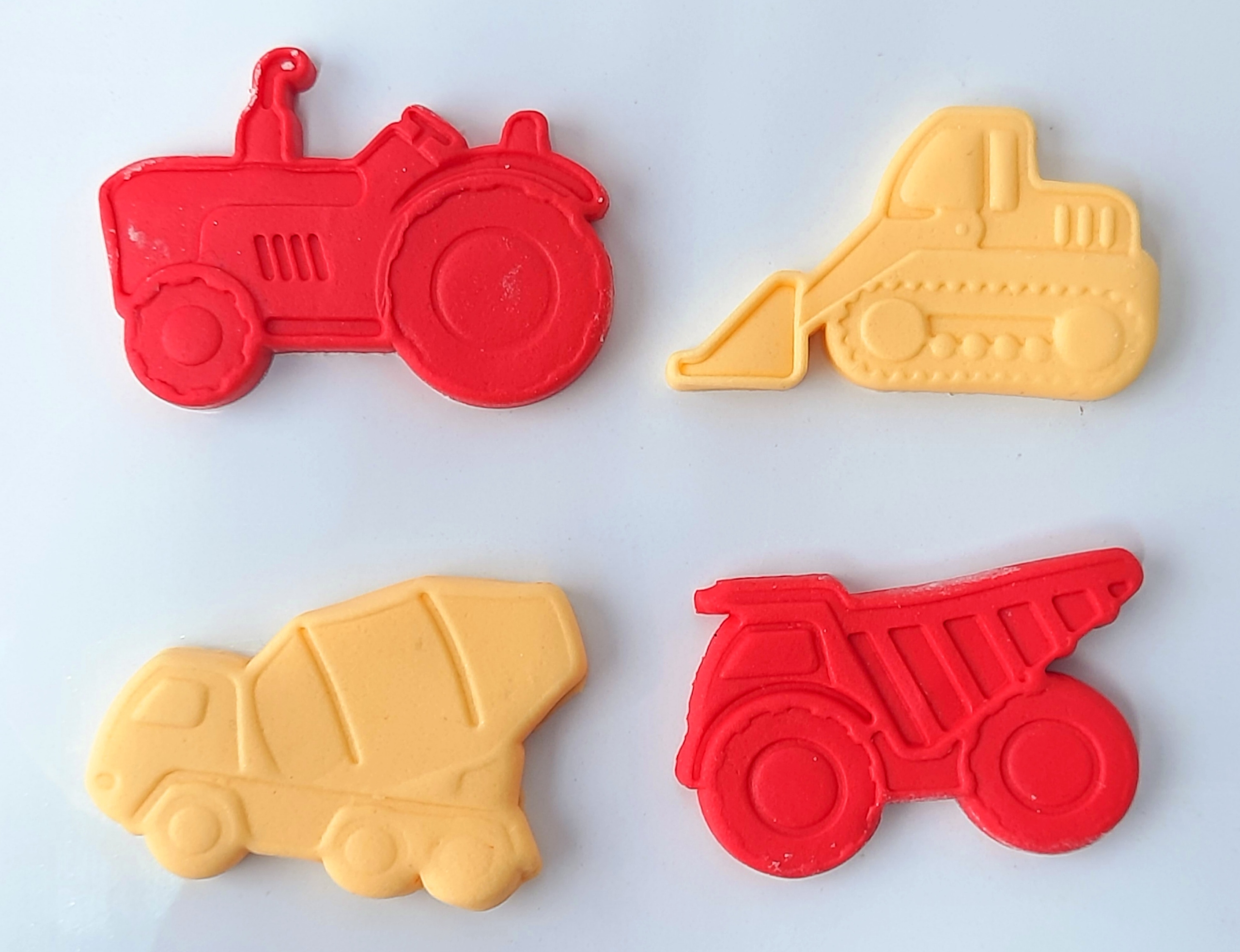 1szt.Ozdoba koparka, wywrotka, auto, traktor tort