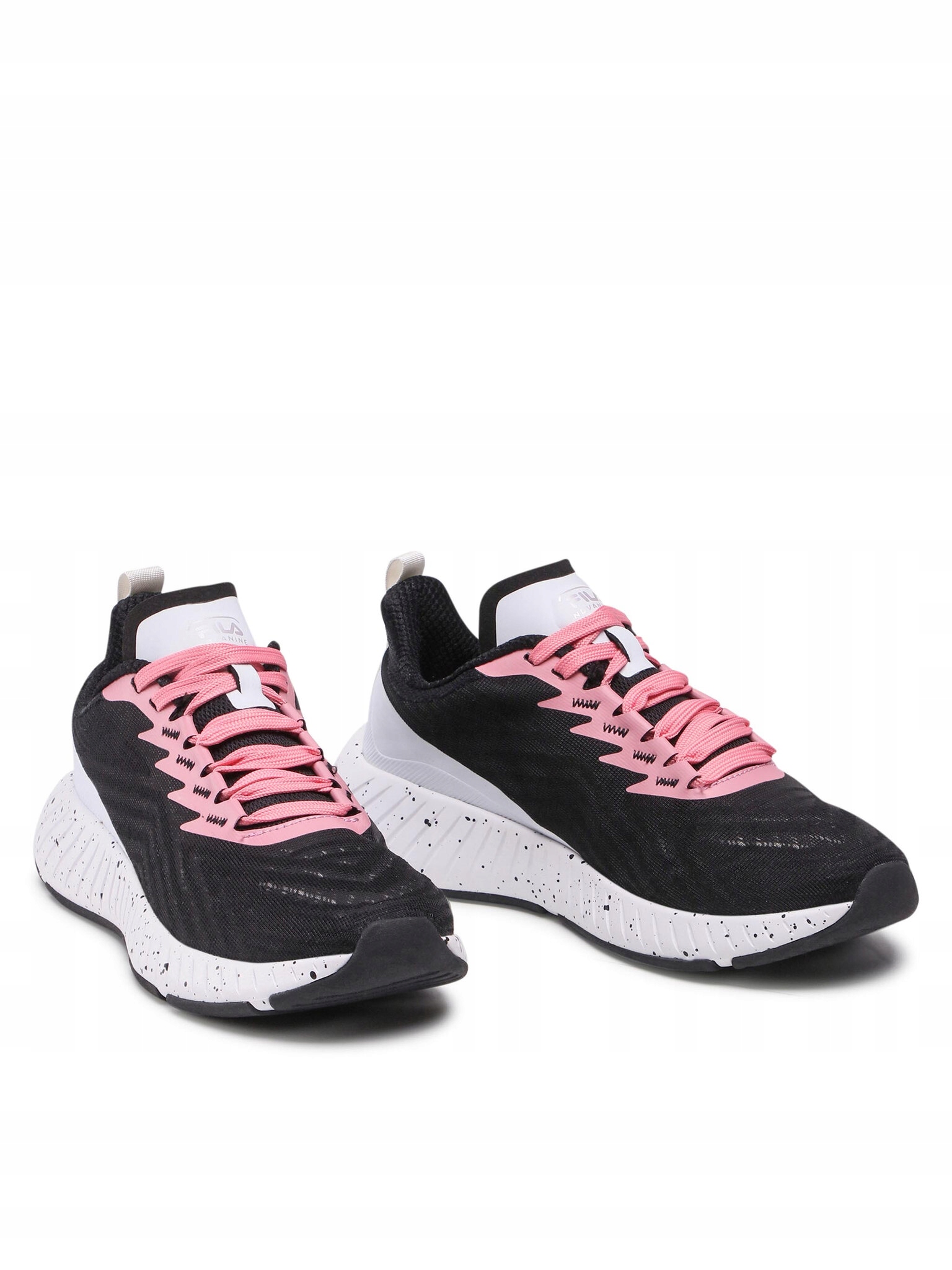 Fila Novanine Sportovní Černé Dámské Boty S Růžovými Doplňky 36 6DA