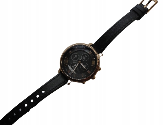 Fossil Hybrid Hybrid Smartwatch Hr Monroe Black Leather Ftw7035
