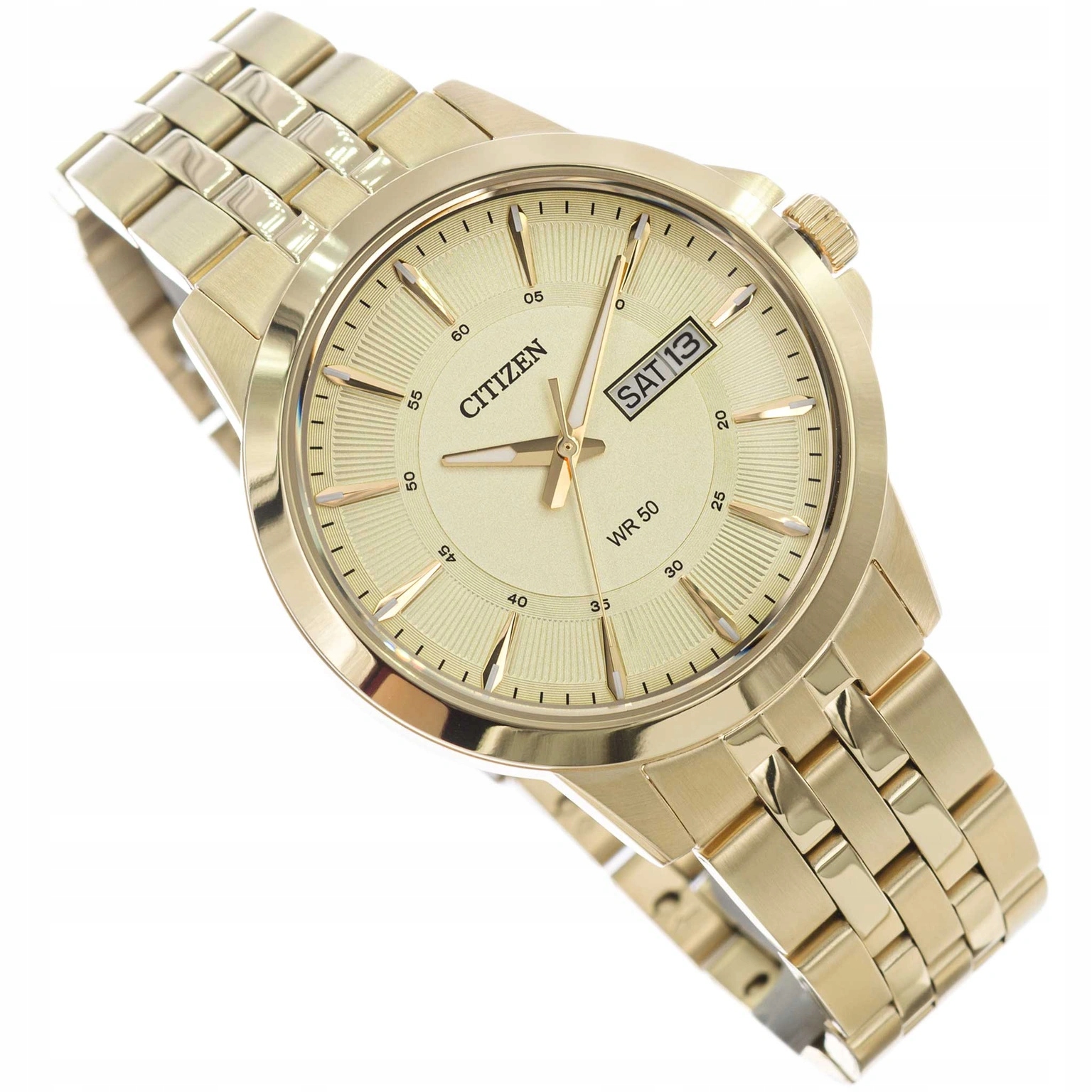 Pánské Hodinky Citizen BF2013-56P Quartz Elegance Zlaté Na Náramku