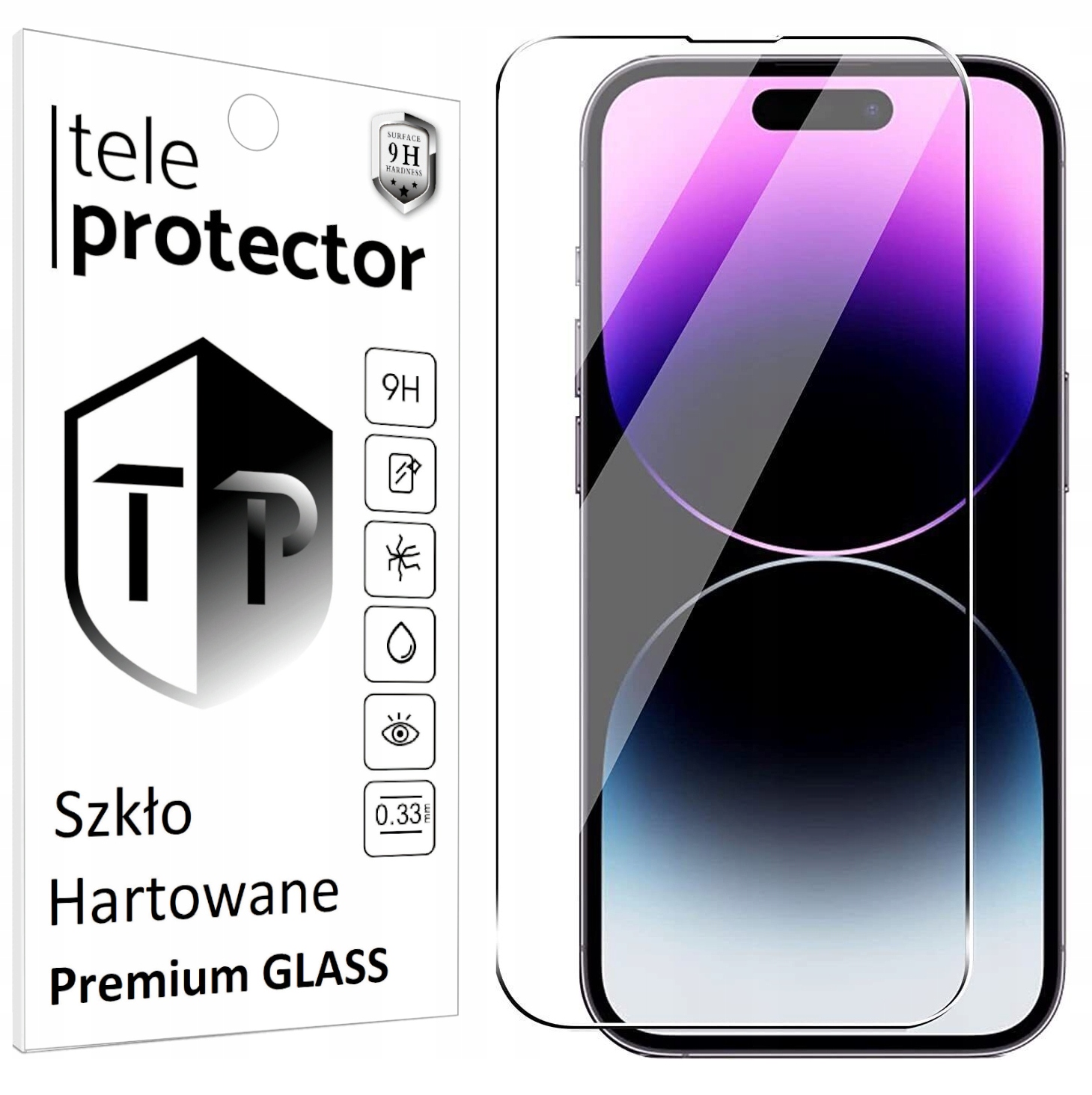 Szkło Hartowane TeleProtector PREMIUM GLASS do iPhone 15