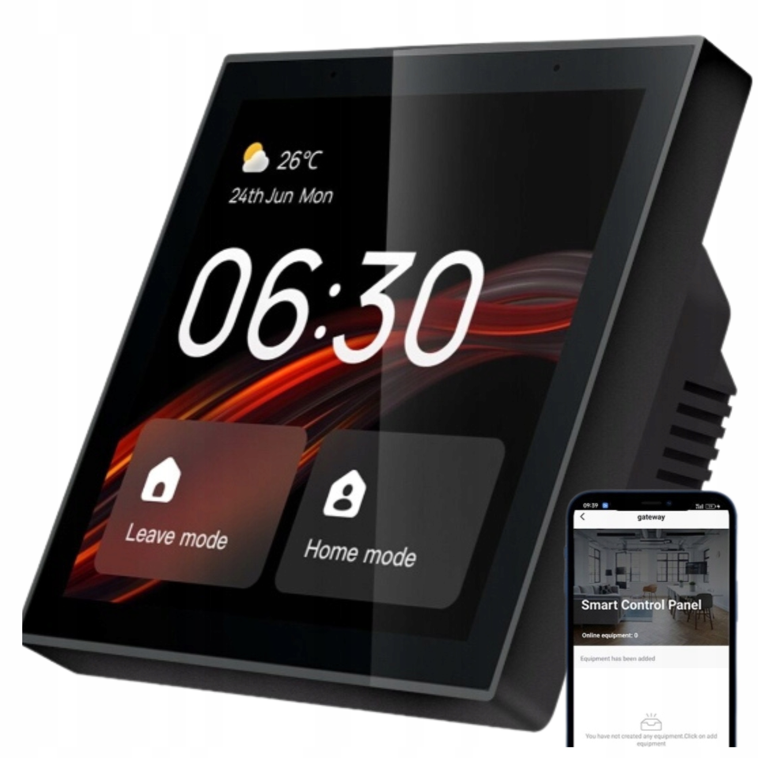 Multibramka ZigBee Wifi Tuya Bluetooth Panel LCD Centrála pre inteligentné zariadenia