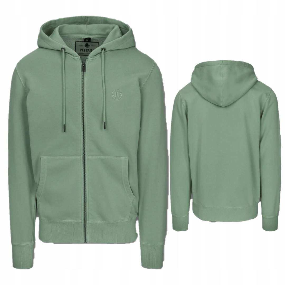 Pitbull West Coast Rozepínací Mikina S Kapucí Lancaster II Zelená XXL
