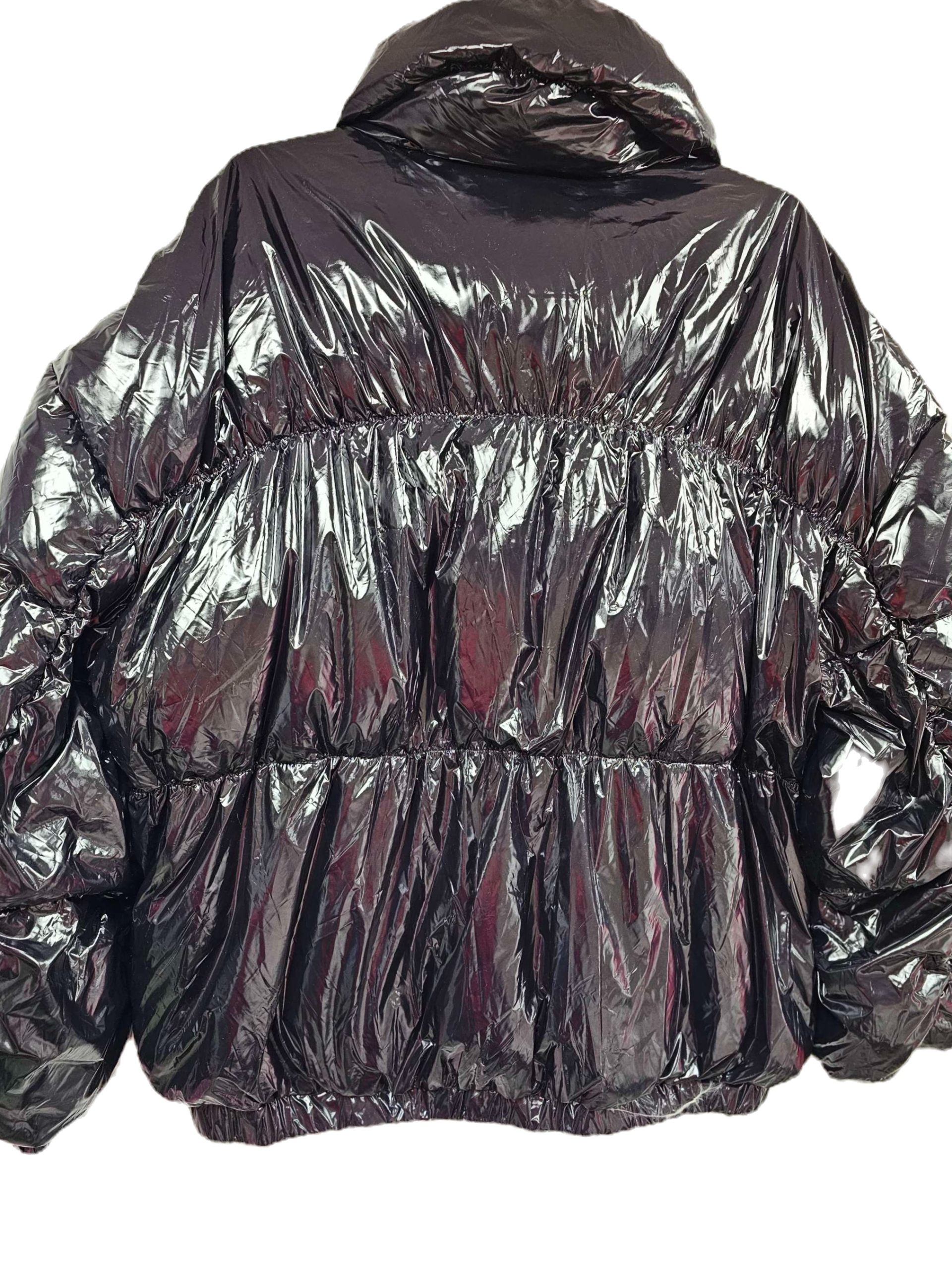 La..mu kurtka New Raset z połyskiem bez kaptura czarna LAMU XL/2XL -4 Rozmiar XL/XXL