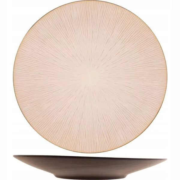 Gastro Talíř mělký 21,5 cm, béžový (6 ks)