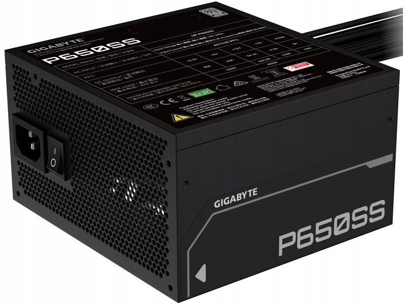 Zasilacz Gigabyte P650SS 650W 80 Plus Silver