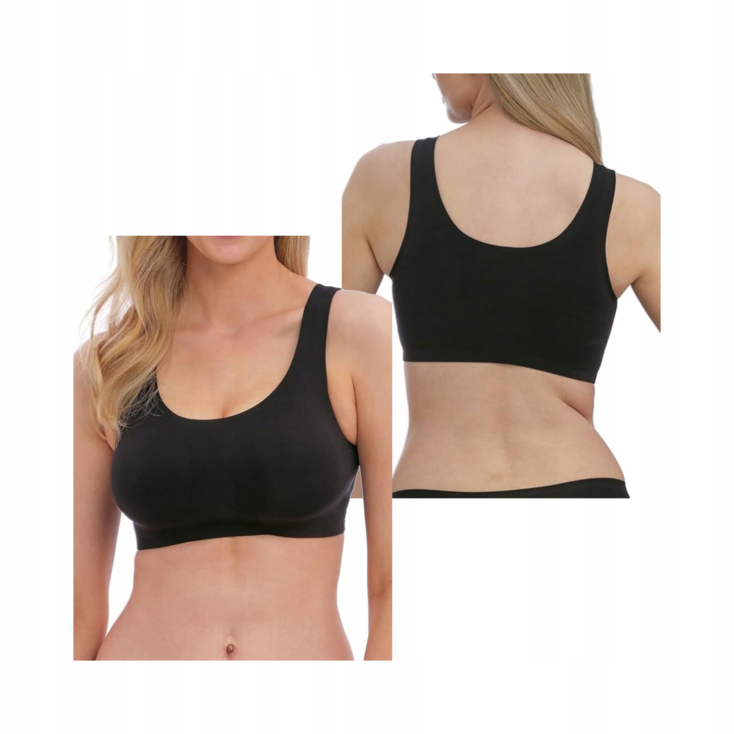 Podprsenka Fantasie Smoothease Bralette Měkké Košíčky Černá M