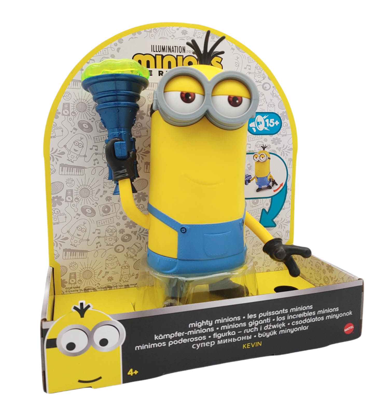

Minionki Kevin 24cm Ruchomy Gadający Fart Blaster