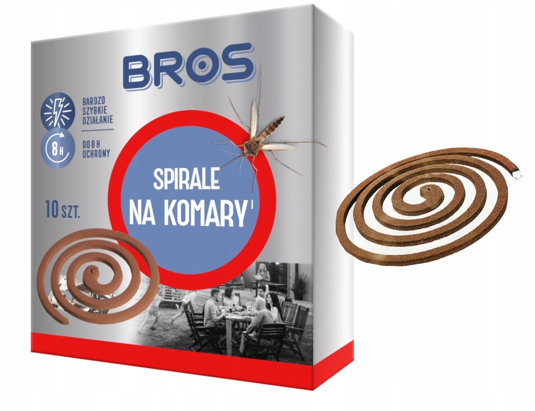 

Świeczka spirala przeciwko komarom Bros