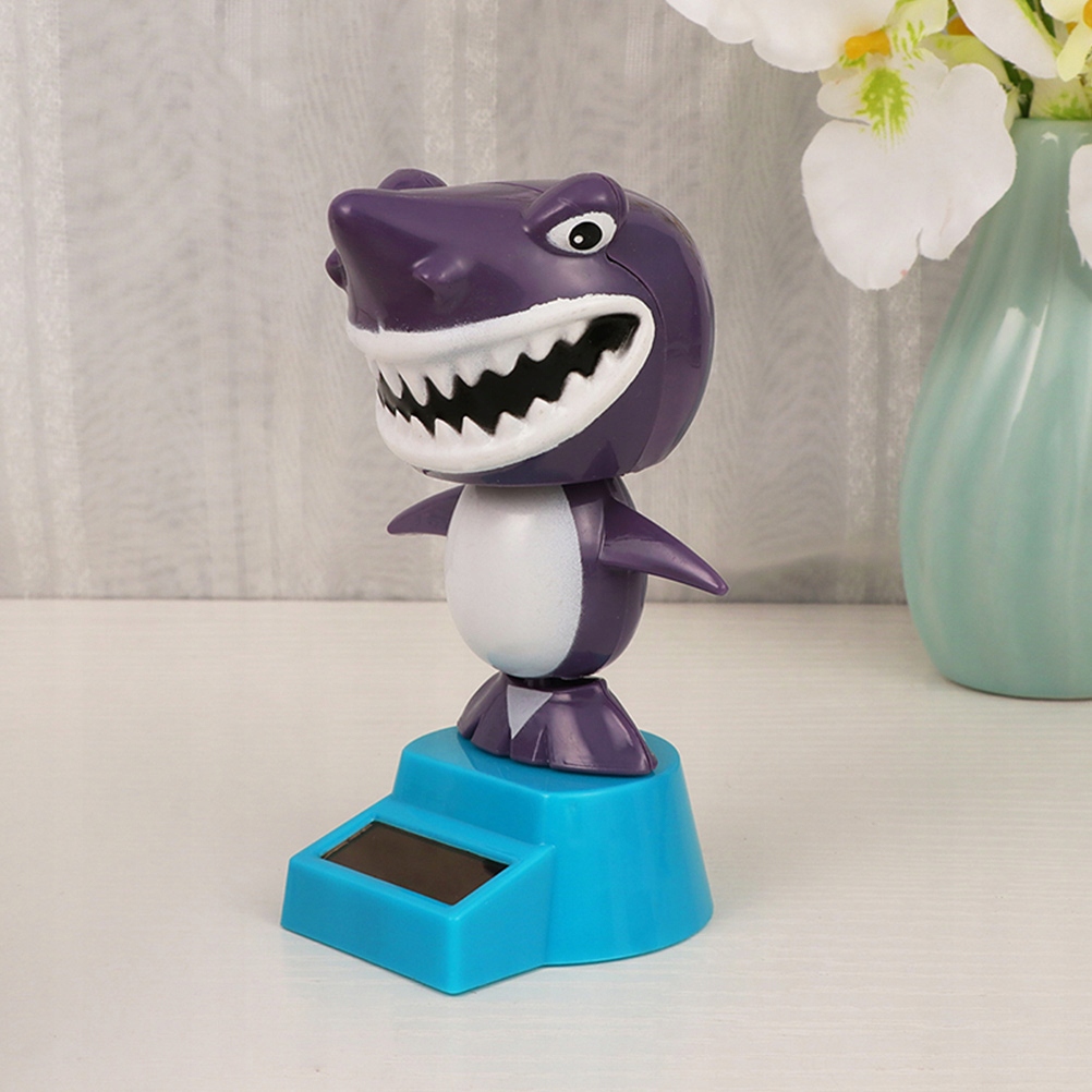 OZDOBA DO SAMOCHODU REKIN WYTRZYMAŁY PLASTIK RUCHOMY DESIGN Marka bez marki