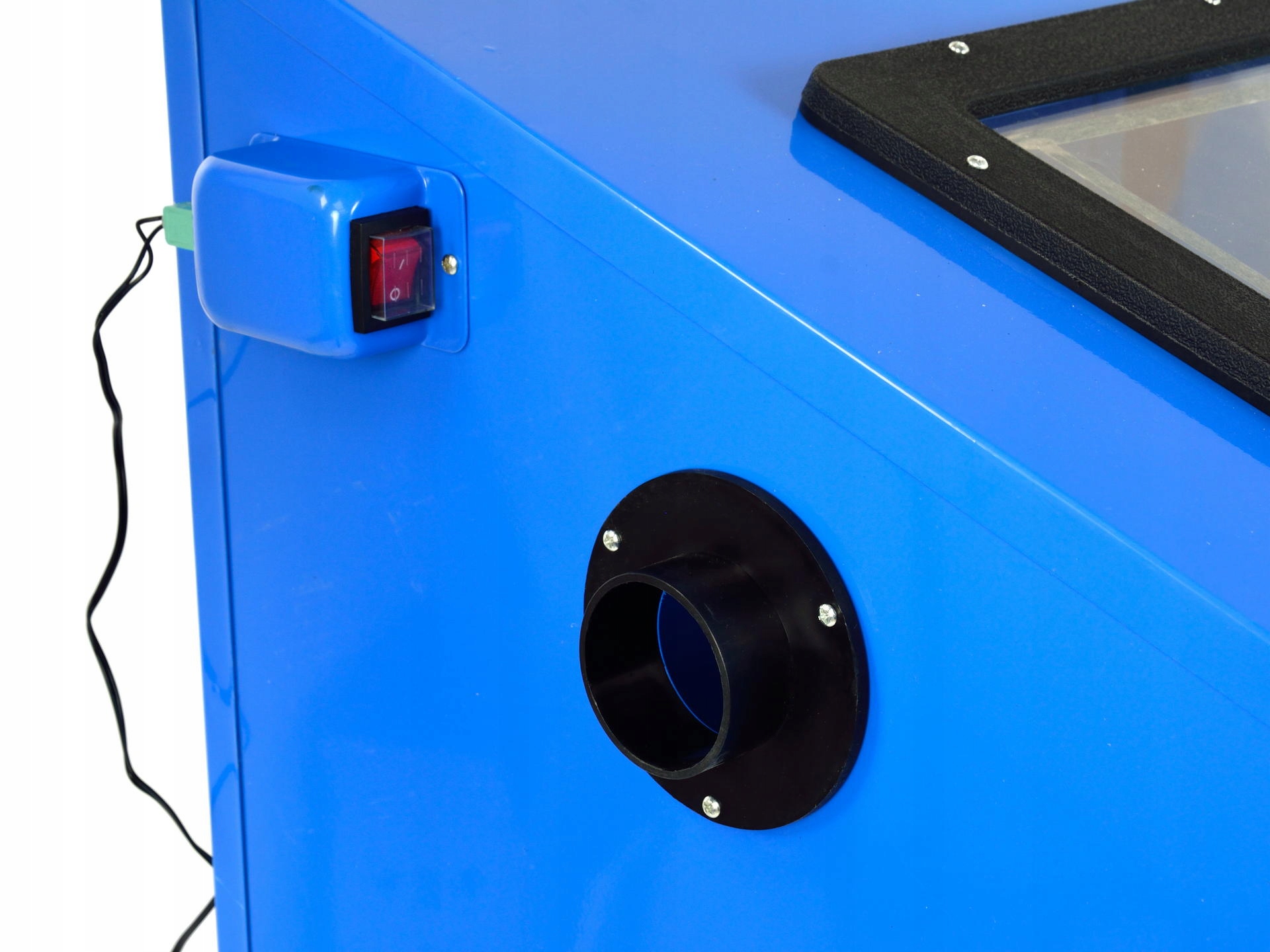 BEZPYŁOWA PIASKARKA KABINOWA 220L Pojemność 220 l