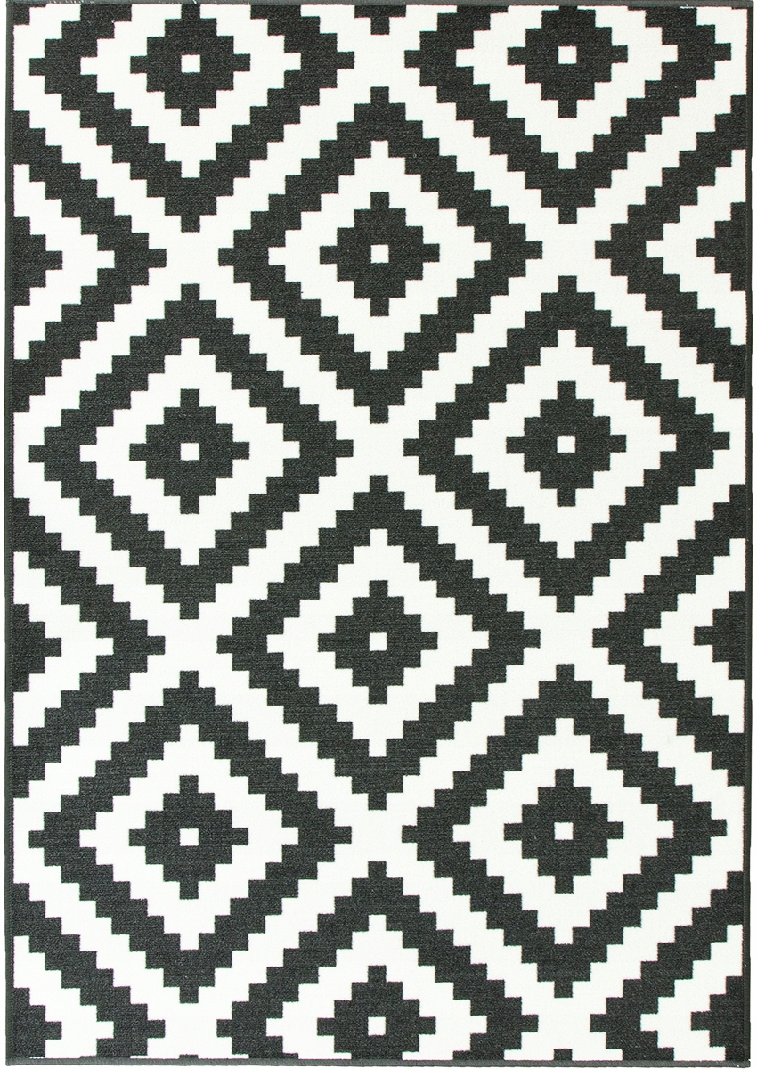 

120x120 cm Podgumowany Skandynawski Dywan Romby