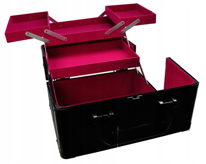Vion Aluminiowy Kuferek Kosmetyczka Organizer XL, 26,5cm