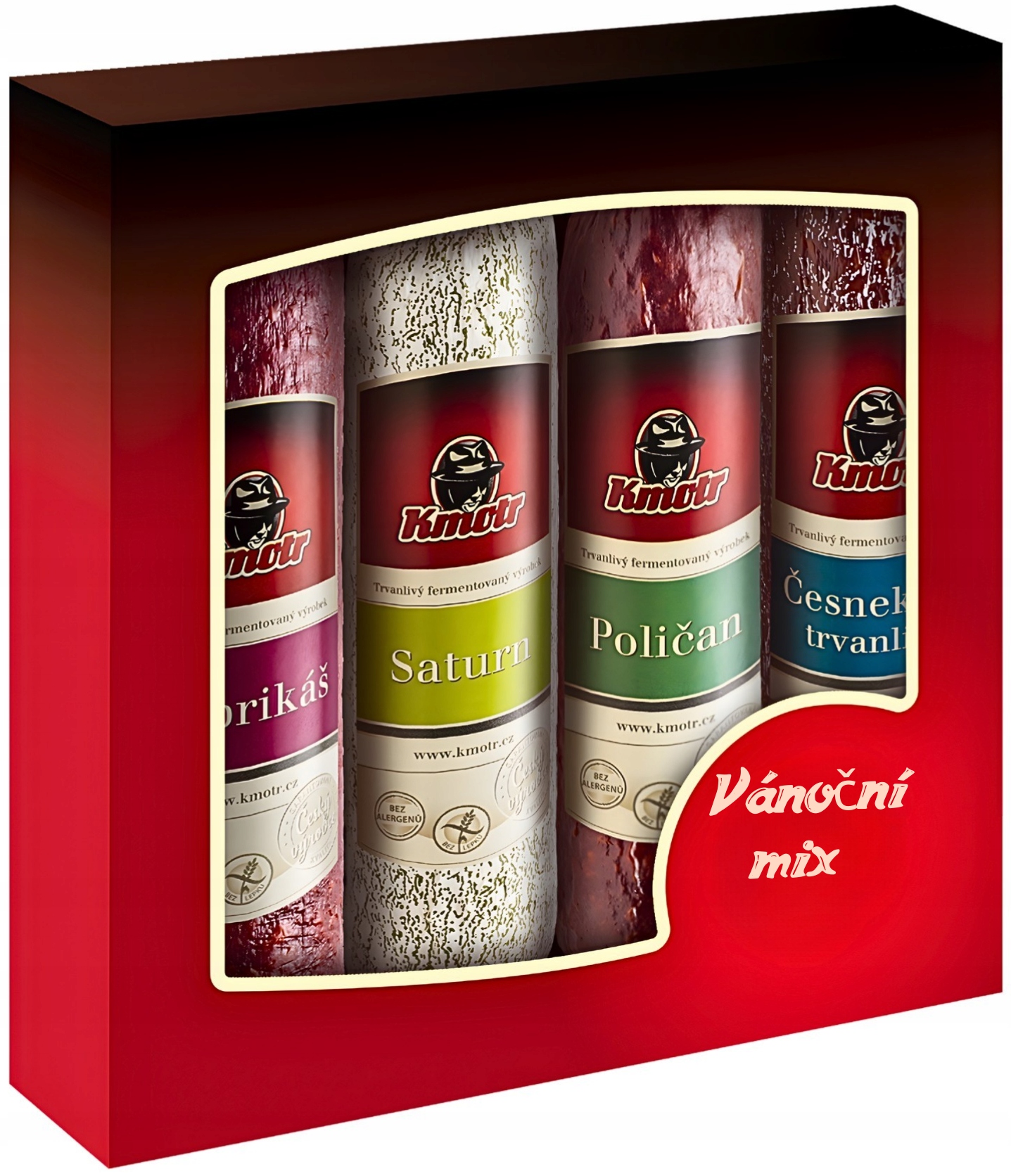 Levně Kmotr Salám Vánoční Mix 960g